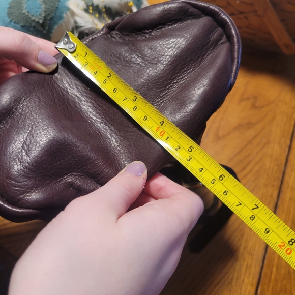 Burgundy Leather Backpack main image 4
